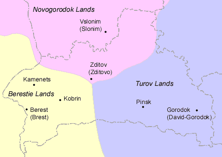 Brest region in 11-13th century